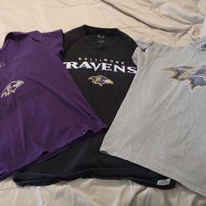 Lot of NFL Ravens shirts